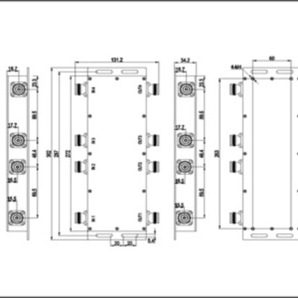 4×4 Hybrid 600-6000MHz