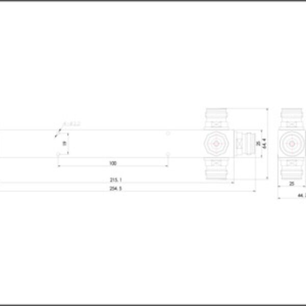 4-Way Power Splitter 555-6000MHz